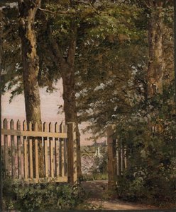 Il cancello del giardino della casa dell