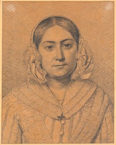 Ritratto di Antoinette Christiane Købke da Christen Købke