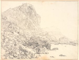 Veduta di Marina Piccola a Capri da Christen Købke