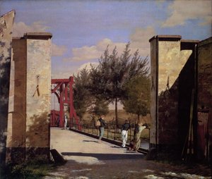 La Porta Nord della Cittadella, 1834 da Christen Schjellerup Kobke