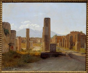 Il Foro di Pompei da Christen Schjellerup Kobke