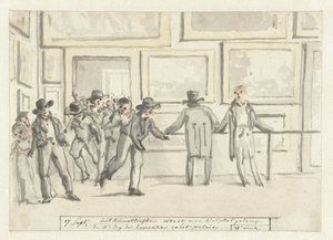 Visitatori alla Mostra d
