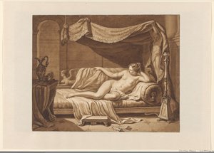 Nudo femminile in un interno classicista da Christiaan Kramm