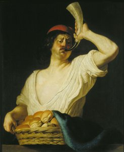 Un Fornaio che Suona il Corno, 1650