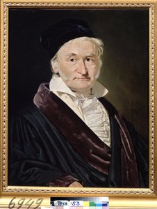 Ritratto del matematico, astronomo e fisico Carl Friedrich Gauss