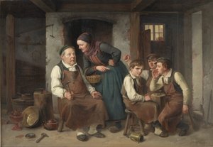 In una bottega di un ramaio da Christian Andreas Schleisner