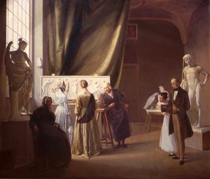 Lo studio di Bertel Thorvaldsen, 1899 da Christian Bang