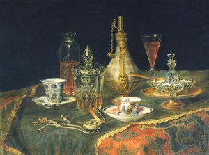 Bicchieri boemi, tazze e un orologio da Christian Berentz