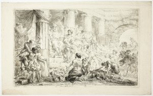 Giobbe nella fortuna da Christian Bernhard Rode