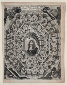 Imperatore Leopoldo I nel cerchio dei suoi antenati