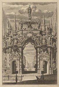 Arco di Trionfo per Federico IV da Christian Engelbrecht and Johann Andreas Pfeffel, after Peter Schubert von Ehrenberg