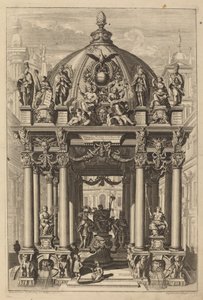 Arco di trionfo per Lotario II da Christian Engelbrecht and Johann Andreas Pfeffel, after Peter Schubert von Ehrenberg