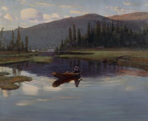 Fra Jupsjoen, o Jupsea, c.1905 da Christian Eriksen Skredsvig