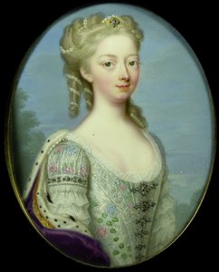 Anna, principessa di Hannover (1709-59), moglie di Guglielmo IV, principe di Orange-Nassau da Christian Friedrich Zincke