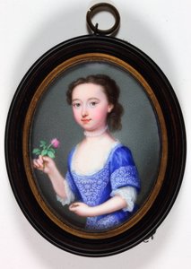 Lady Elizabeth Cavendish Bentinck, poi Marchesa di Bath da Christian Friedrich Zincke
