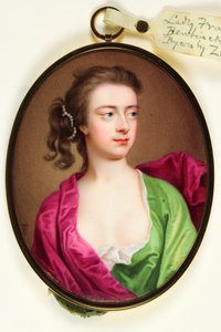 Lady Frances Wilhelmina Bentinck, Lady Byron da Christian Friedrich Zincke