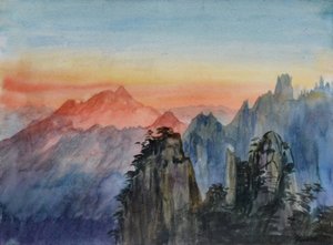 Luce del Buddha - Alba Rosa Montagna, 2015