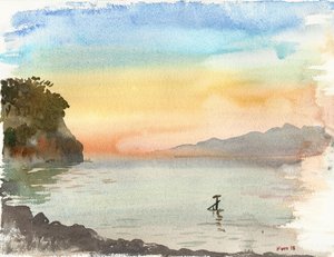 Mare Ionio rosa da Christian Furr