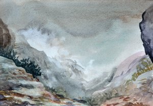 Valle nella nebbia