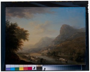 Paesaggio fluviale montuoso