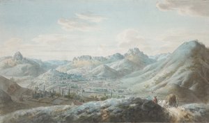 Vista della Catena Montuosa Taraktash nelle Montagne della Crimea, 1810s