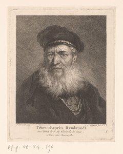 Vecchio con berretto e barba