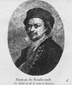 Ritratto di Rembrandt - Dal Gabinetto di Mr. le Comte de Baudouin
