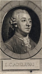 Johann Christoph Adelung 1732-1806 da Christian Gottlieb Geyser