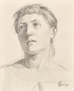 Ritratto di ragazza da Christian Griepenkerl
