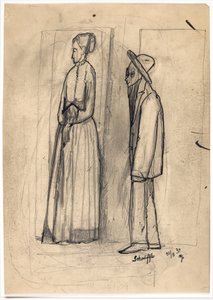 "Una madre con il suo figlio epilettico" da Christian Kongstad Petersen
