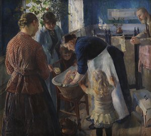 Nella vasca da Christian Krohg