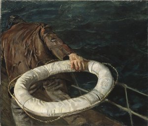 Uomo in mare da Christian Krohg