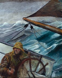 Compagno al timone da Christian Krohg