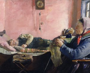 Il pisolino pomeridiano di Niels Gaihede da Christian Krohg
