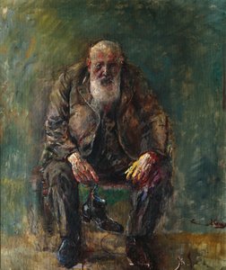 Autoritratto con stivali, c.1920 da Christian Krohg