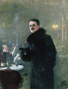 Il pittore Gerhard Munthe da Christian Krohg