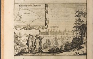 Nöteborg Illustrazione da Viaggi al Gran Duca di Moscovia e al Re di Persia di Adam Ol