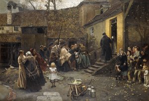 Un arresto, 1881 da Christian Ludwig Bokelman