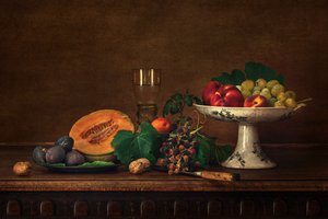 Classica natura morta con frutta da Christian MARCEL