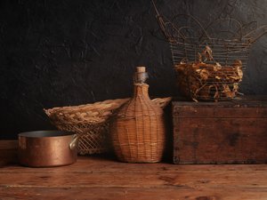 Natura morta in cucina rustica