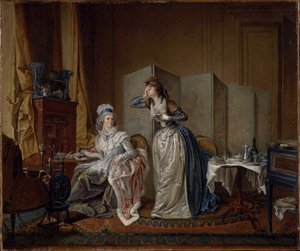 La cattiva notizia, 1794 da Christian Marie Colin De La Biochaye
