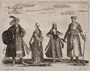 Un hassanista o indostano e un beniano da Christian Rothgiesser