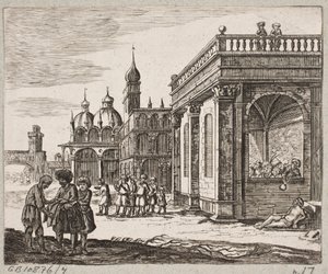 Illustrazione per Adam Olearius, “Persianischer Rosenthal von einem Sinnreichen Poeten Schich Saadi […]”, Schleswig 1660 da Christian Rothgiesser