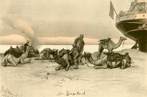 Al Canale di Suez, 1898 da Christian Wilhelm Allers