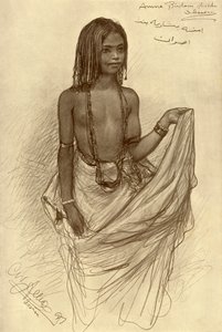 Ragazza Bishari, Assuan, Egitto
