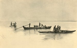 Barche da pesca, Ceylon da Christian Wilhelm Allers