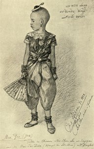 Mae Pon - Ragazza cinese, Bangkok, 1898 da Christian Wilhelm Allers