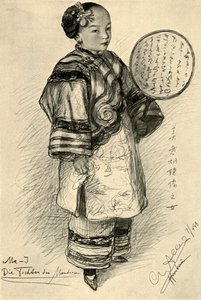 Me-J - figlia di un mandarino, Hankow, Cina, 1898 da Christian Wilhelm Allers
