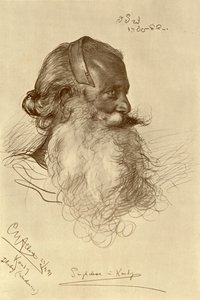 Lavandaio singalese, Kandy, Ceylon, 1898 da Christian Wilhelm Allers