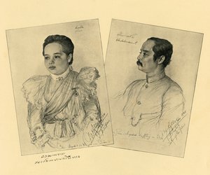 Il Re e la Regina del Siam, 1898 da Christian Wilhelm Allers